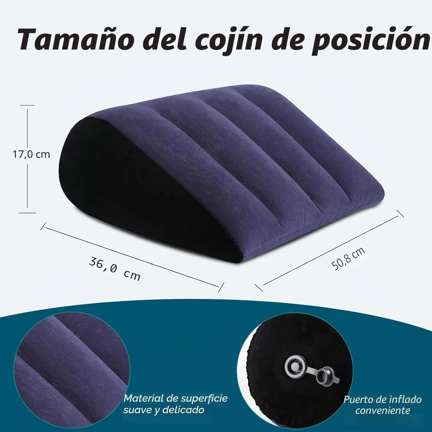 Sex Toys - Cojín de posición con correa de piel para bondage, muebles de rampa sexual para parejas de apoyo de posición profunda, arnés sexual para muslos y grilletes ajustables para mujeres y hombres