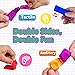 10PCS Sensory Fidget Toys, Finger Anxiety Rings & Textured Suction Toys for Kids Adults Calming , Anxiety Relief Items for Toddler Girls Boys，Classroom Treasure Box & Pinata Stuffer Gifts