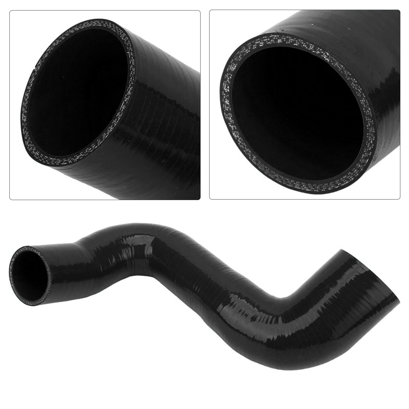 Geräuscherzeuger Löschrohr für Cooper S N14 N18 1.6L R55 R56 R57 R58 R59 R60, Auto Tuning Geräuschgenerator Löschsilikonschlauch für Cooper S (Schwarz)