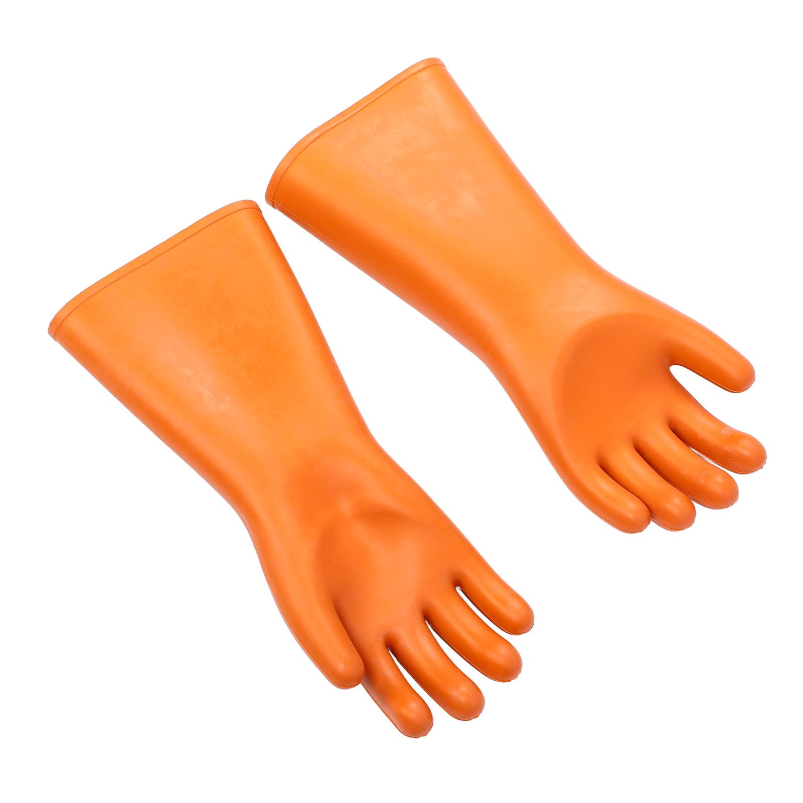 Gants d'électricien isolés haute tension 25 000 V, gants de travail de protection en caoutchouc épais de 0,8 mm pour l'entretien électrique et la manipulation des équipements