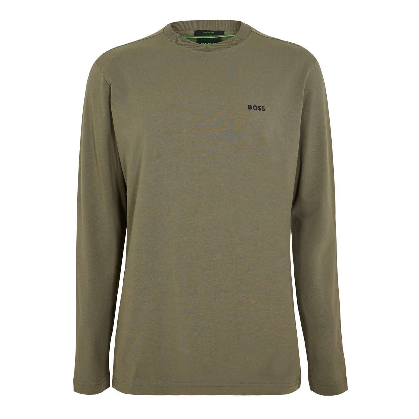 BOSS Mens HBG Long T-Shirt with Iconic Logo Sleeve Cotton Dark Beige 257 M