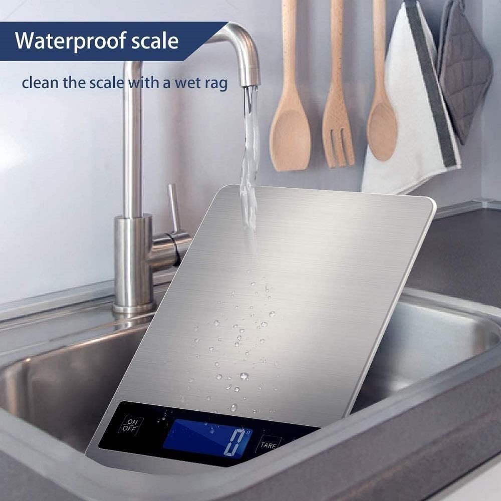 Food Scale 15kg Kitchen Scale, Household Electronic Digital Food Scale Cooking Baking Scale Kitchen Measuring Tool Stainless Steel. Scales Scales