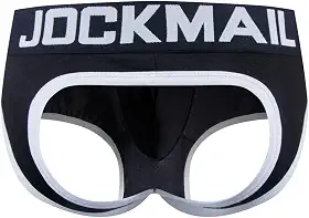 Masculino Cuecas Jockstrap De Algodão Respiráveis, Roupa Íntima Esportiva Para Torcedores (Eua, Alpha, Médio, Regular, Regular, 307 Preto)