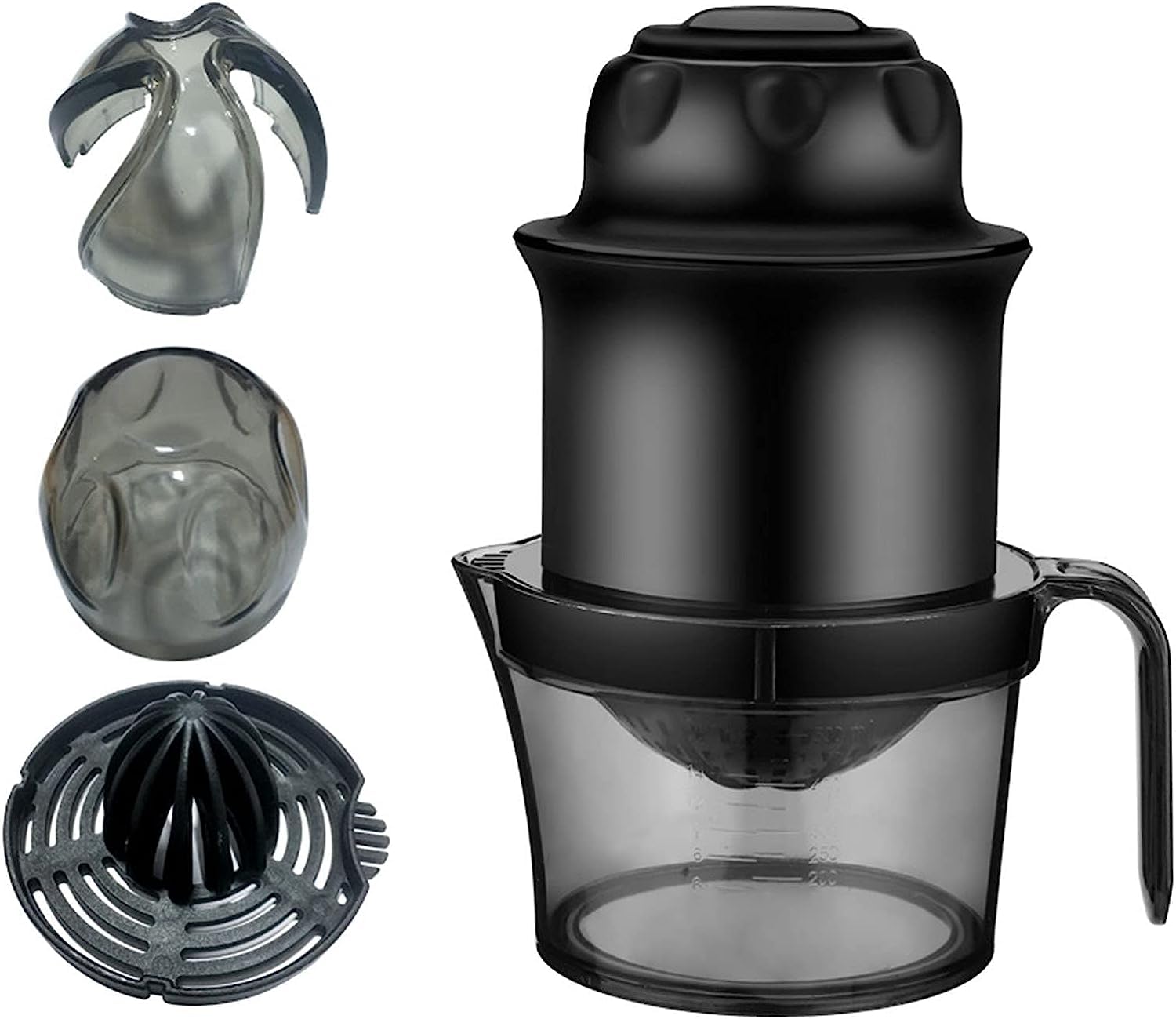 Spremiagrumi Manuale ， Spremiagrumi Manuale Spremiagrumi Manuale Piccolo Spremiagrumi A Manovella Frullatore Manuale Domestico Spremiagrumi Spremiagrumi In Plastica Exprimidor Cucina (Color : Black 1)
