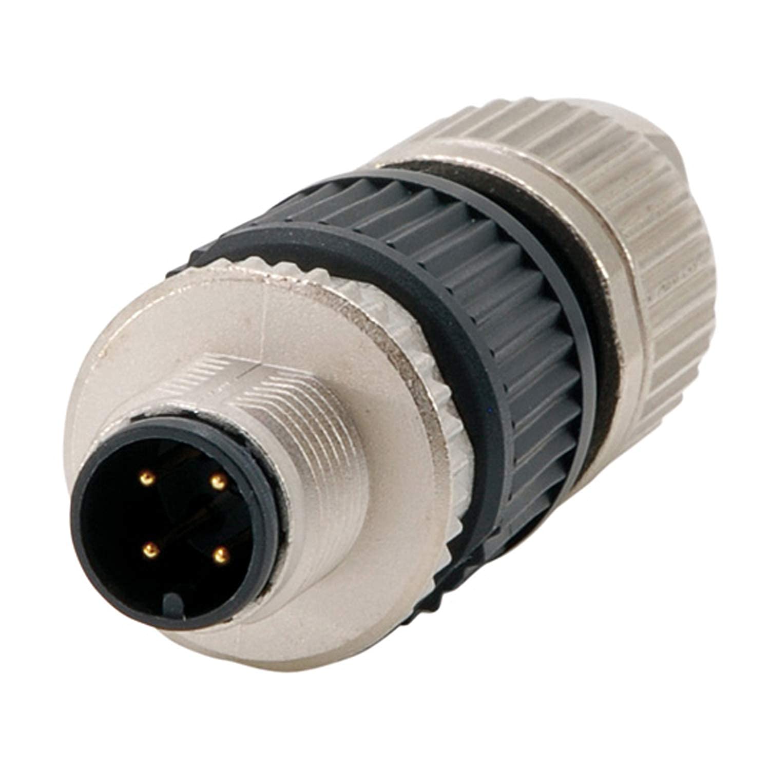 Prise mâle M12 4 broches code A DeviceNet CANopen fil HARTIN 21032121305