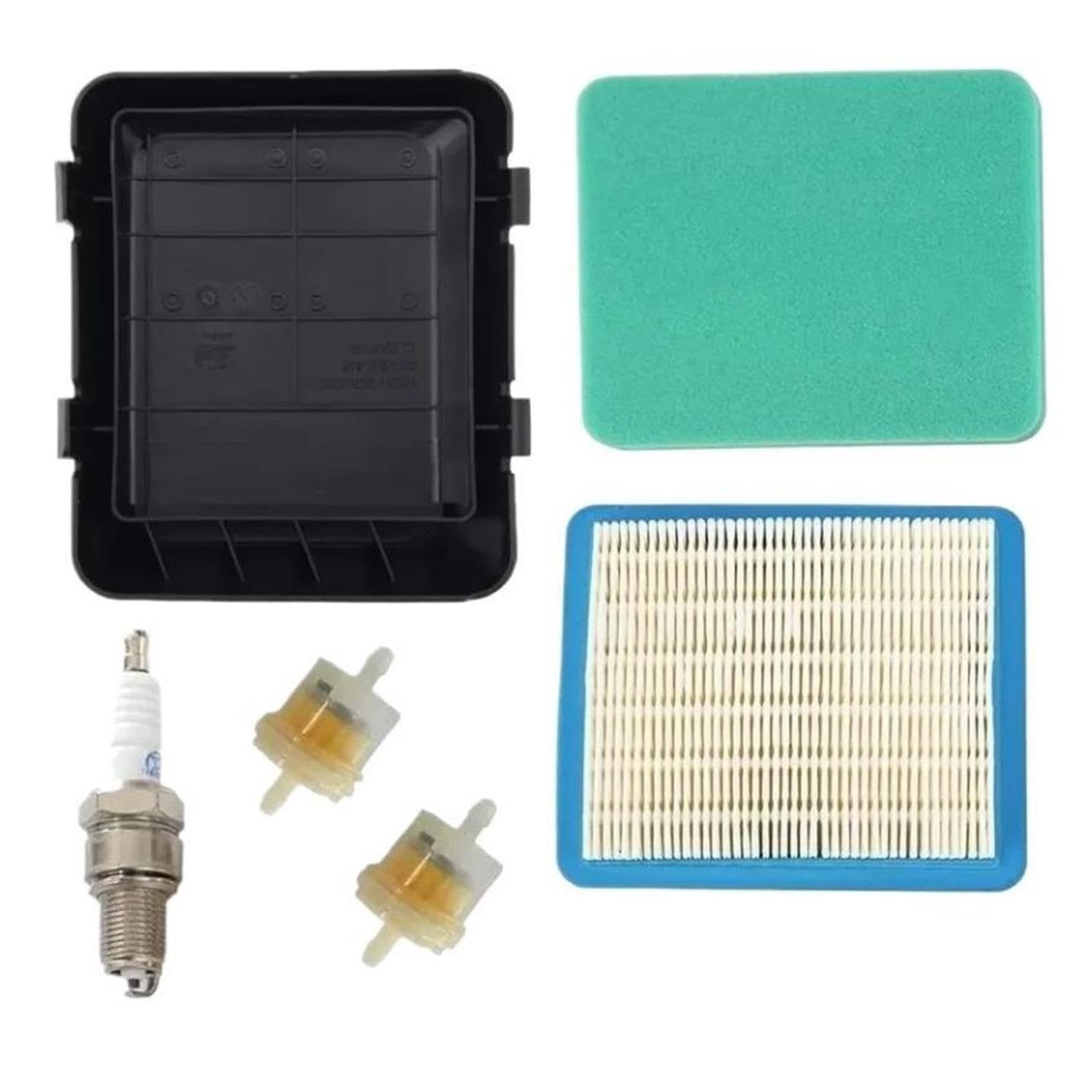Conjunto Completo De Filtro De Aire, Compatible Con Honda, for GC160 for GCV160 GX100, Kit De Protección De Motor De Plástico Azul De 155x127mm