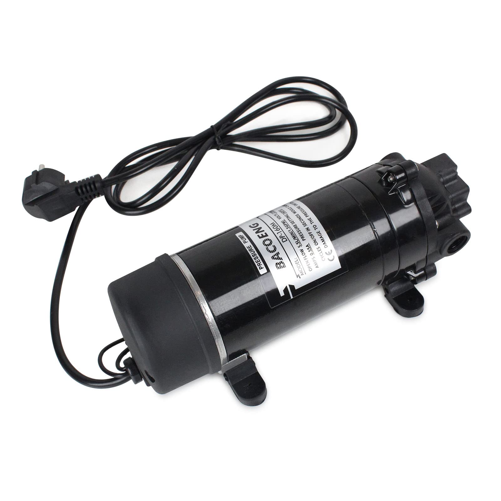 BACOENG Bomba de Diafragma de Presión de Agua AC230V 160 PSI 5.5L/ min, Bomba de Membrana de Presión para Marina, Barcos, Yate, Exterior Jardín