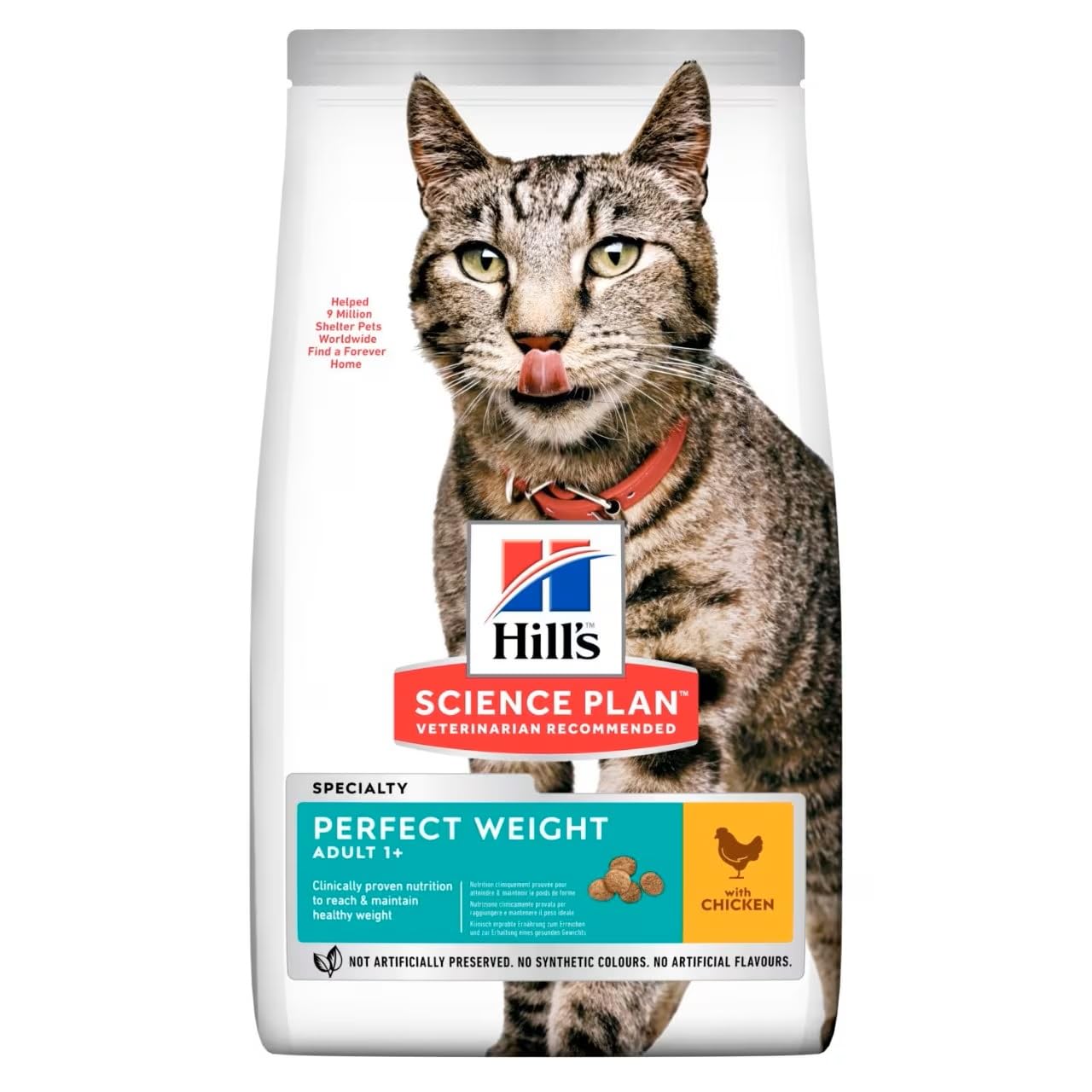 Science Plan Perfect Weight Adult Cat Food with Chicken 7kg