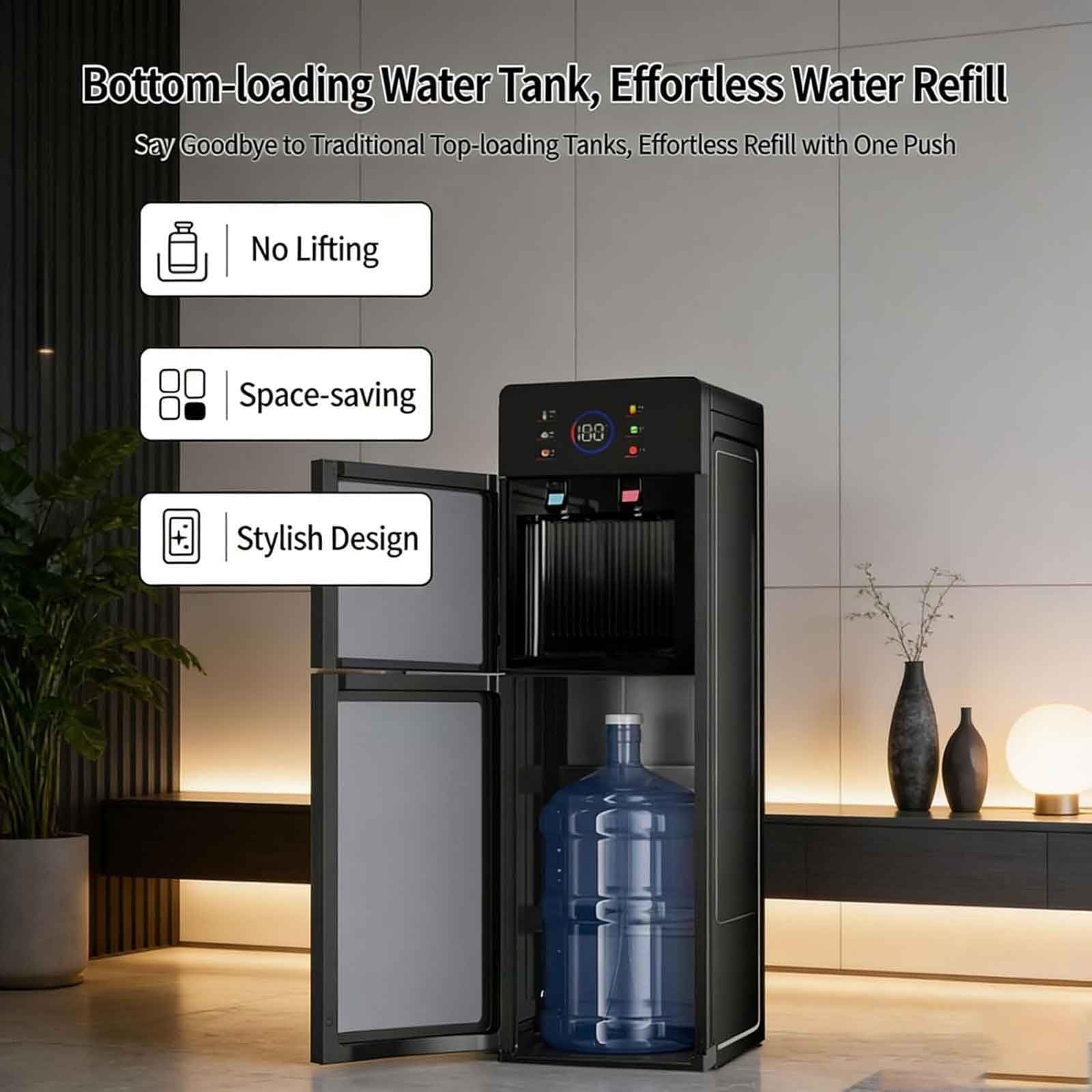 Erogatore Acqua Caricamento Dal Basso, Smart Touch for ufficio, casa