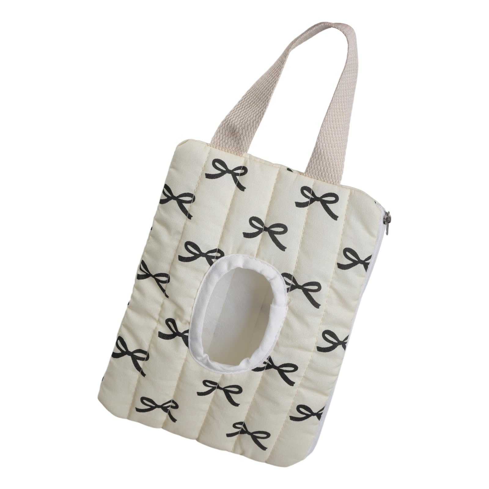 Adorable Butterfly Bowknot Tissue Pack Desktop Storage Box Sturdy Cotton Organizers for Women Daily Use Tissue Container