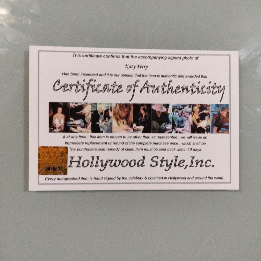 KATY PERRY ケイティペリー直筆サインカード