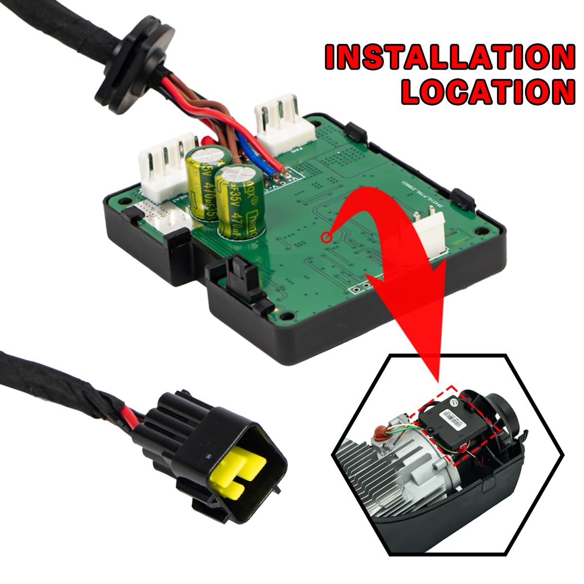 Sunster Luftheizung Motherboard, Diesel Standheizung Steuerplatine, Auto Standheizung Ersatzzubehör für 5KW 8KW Lufterhitzer