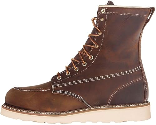 Thorogood American Heritage - Botas con punta de seguridad para hombre (8 pulgadas)