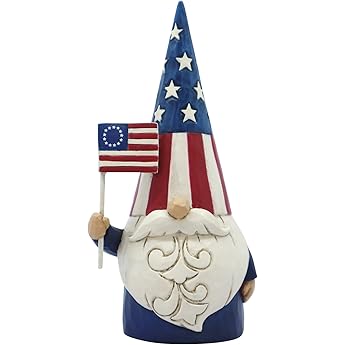 Enesco Jim Shore Heartwood Creek Fall Harvest Pilgrim Gnome Figurine, 5 Inch, Multicolor