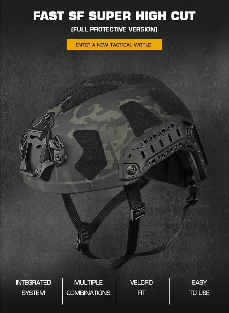Tactical Fast Helmet Airsoft CS Game Helmets Outdoor Sports Hunting Shooting Paintball Head Protective Gear