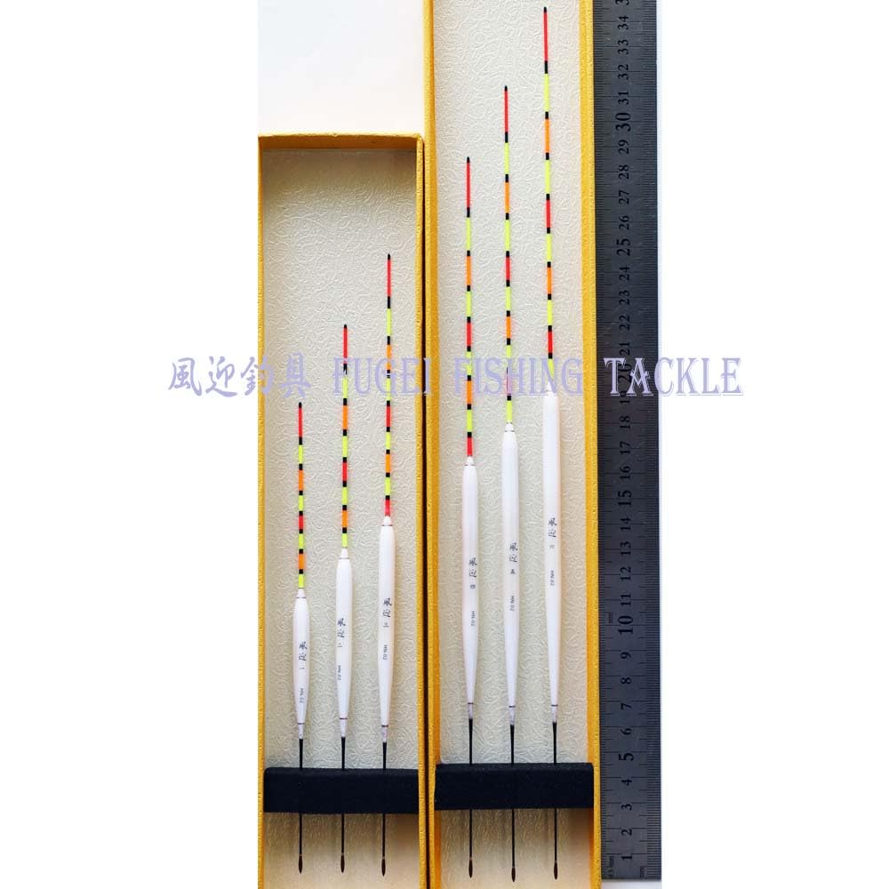 Amazon | FUGEI 羽根 ウキ へら浮き 6本 セット 全長約18/21/24/28/31