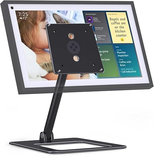 Almoz Soporte de inclinación para espectáculo 15 eleva hasta 7 pulgadas desde el escritorio gira 360 verticalmente muestra el escritorio 15 soportes