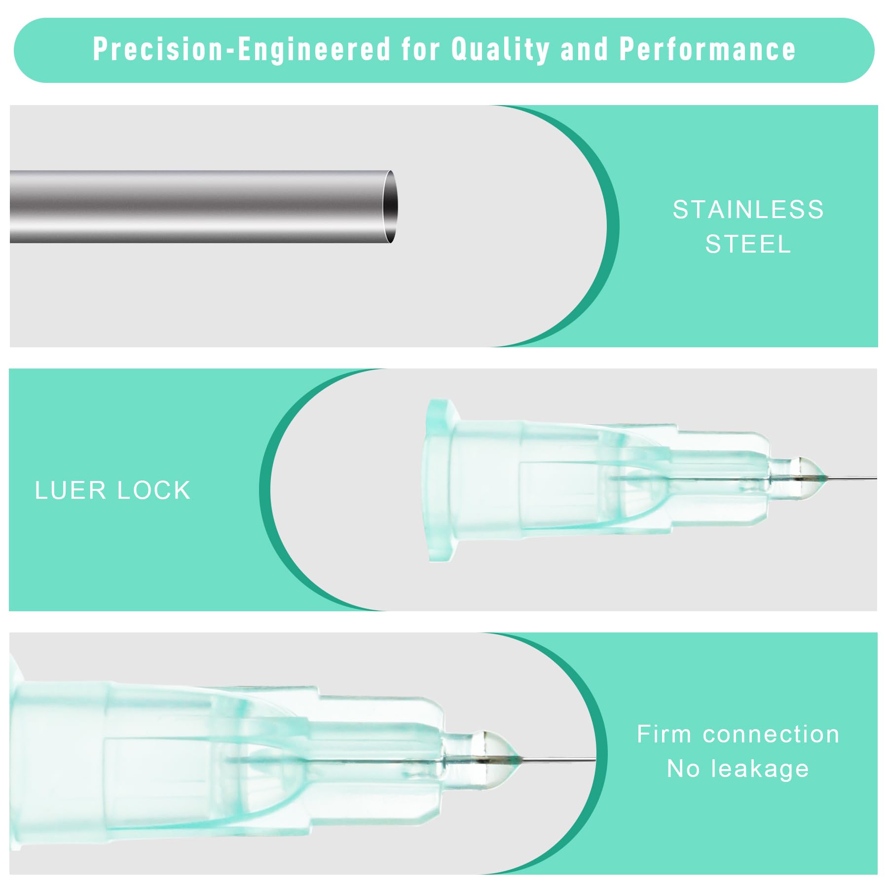 32Gauge 5/32 Inch Needle, Disposable Luer Lock Accessories, 100pack — Amazon image 3