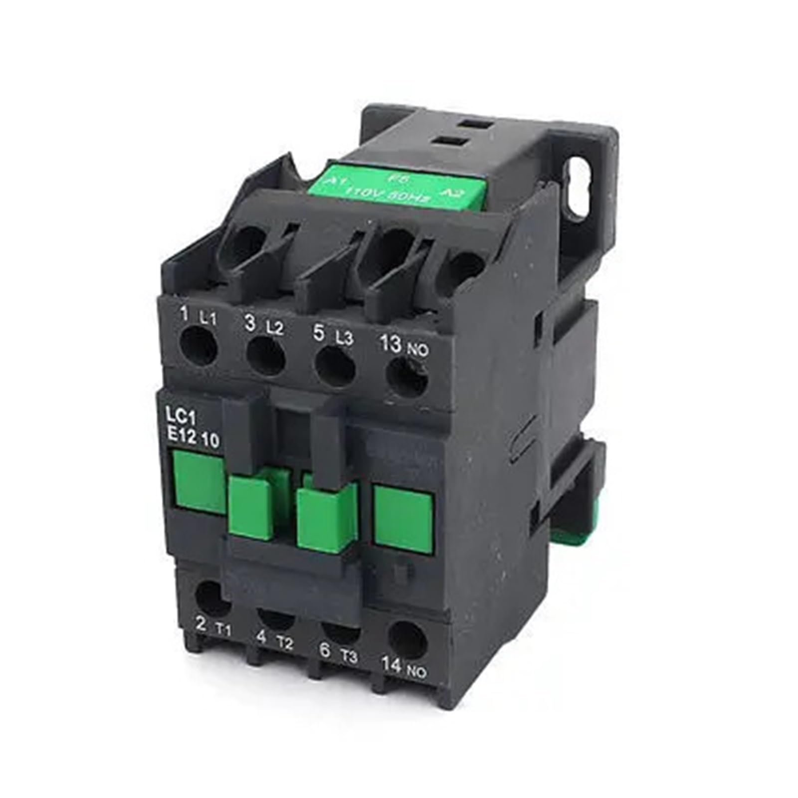 RCGKNNMUZ AC contactor Motor Starting Relay Three-Phase Pole 1NO 110V Coil Voltage CJX2-1210