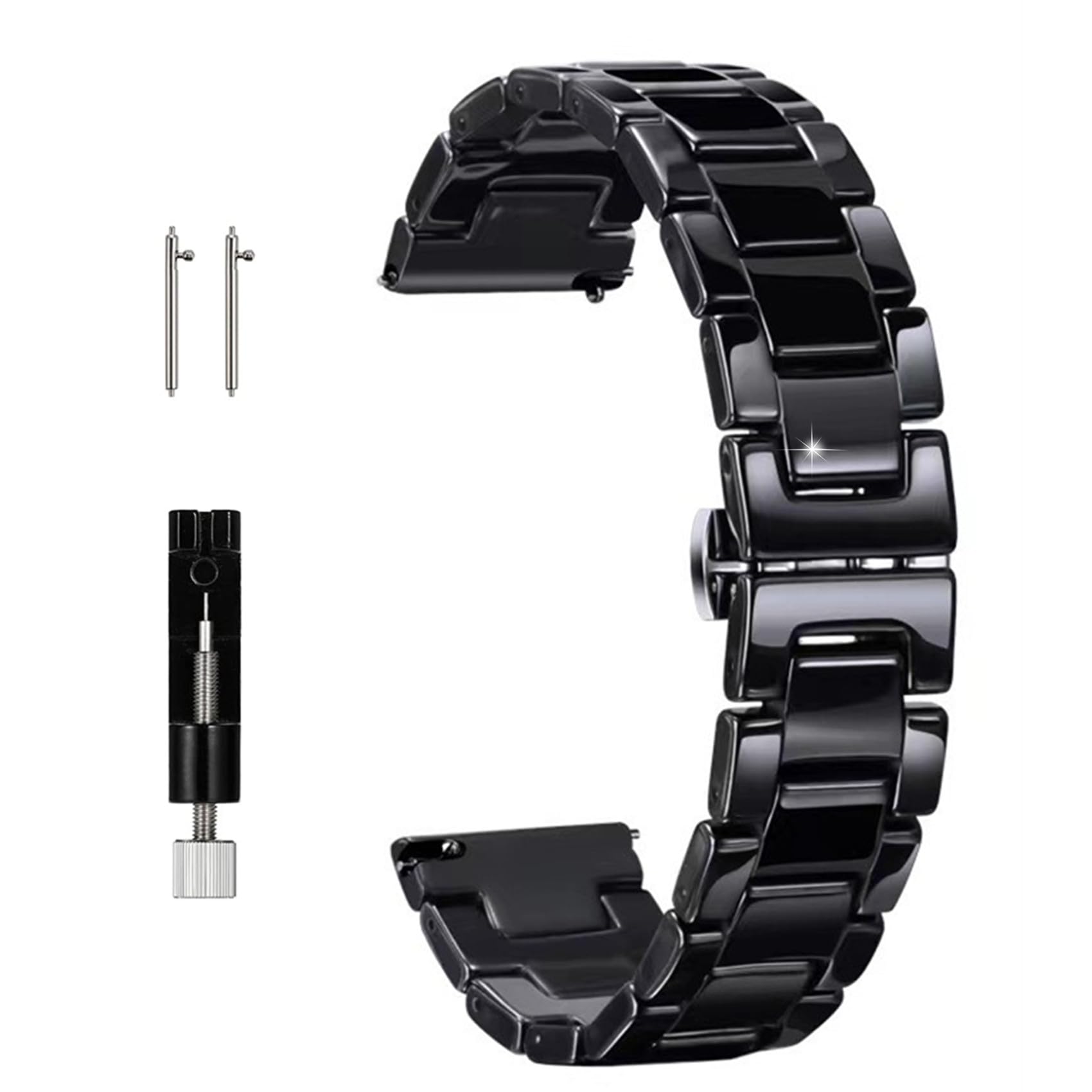 新品 TID Watches 腕時計 32mm ブラック ベルト3本セット Amazon.co.jp: [JUSUTEK] 2025 革新 セラミック バンド,三株完全