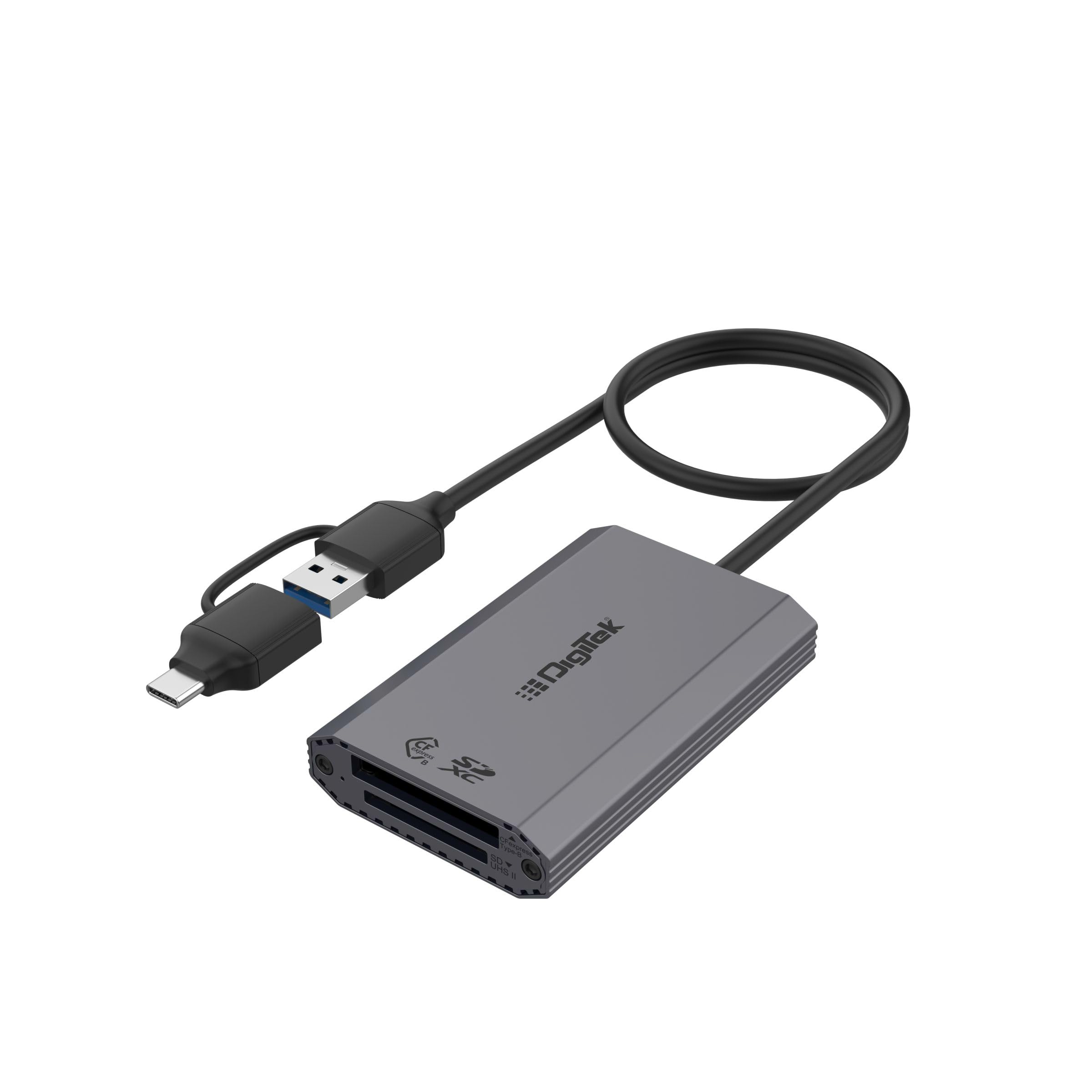 See full amazon price history chart for DIGITEK® (DCR-102 CFB) 2 in 2 CF Express Typ B & SDXC, USB 3.2 & 3.0 Card Reader, Support SD/SDHC/SDXC/UHS-I/UHS II Cards, Support Mac OS, iPad OS, Window, Android, Linux & Harmony, DIGITEK® (DCR-102 CFB) 2 in 2 CF Express Typ B & SDXC, USB 3.2 & 3.0 Card Reader, Support SD/SDHC/SDXC/UHS-I/UHS II Cards, Support Mac OS, iPad OS, Window, Android, Linux & Harmony, (B0CNLKCPFJ) Amazon Price History, Amazon Price Tracker