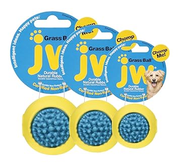 JW Pet Grass Ball Dog Toy, Medium