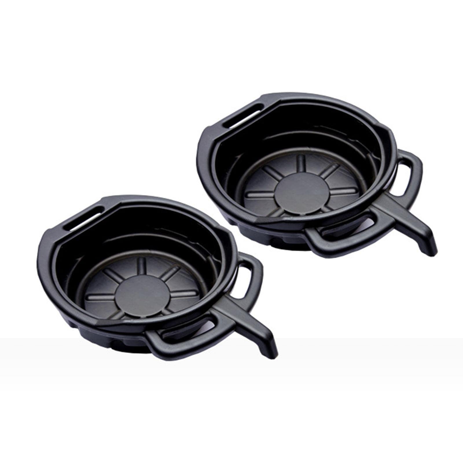 Recipiente Colector de Aceite Bandeja Fuerte con Drenaje Contenedor Canalizado Polipropileno Adecuado para Servir Reparar Autos Motocicletas Taller, 15L