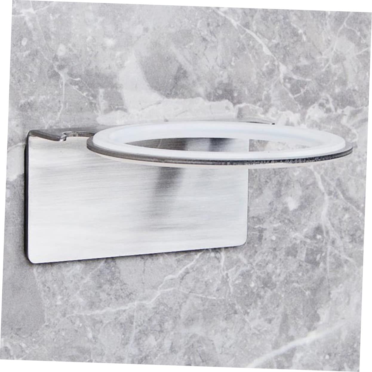 POPETPOP 3 Piezas 304 Soporte para secador de pelo soportes para estantes de pared portaherramientas para el cuidado del cabello organizador de casilleros estante para secador de pelo Metal