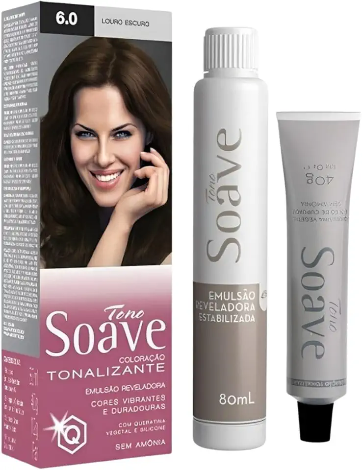Coloração Capilar Tonalizante Sem Amônia Tono Soave Capelli (6.0 Louro Escuro)