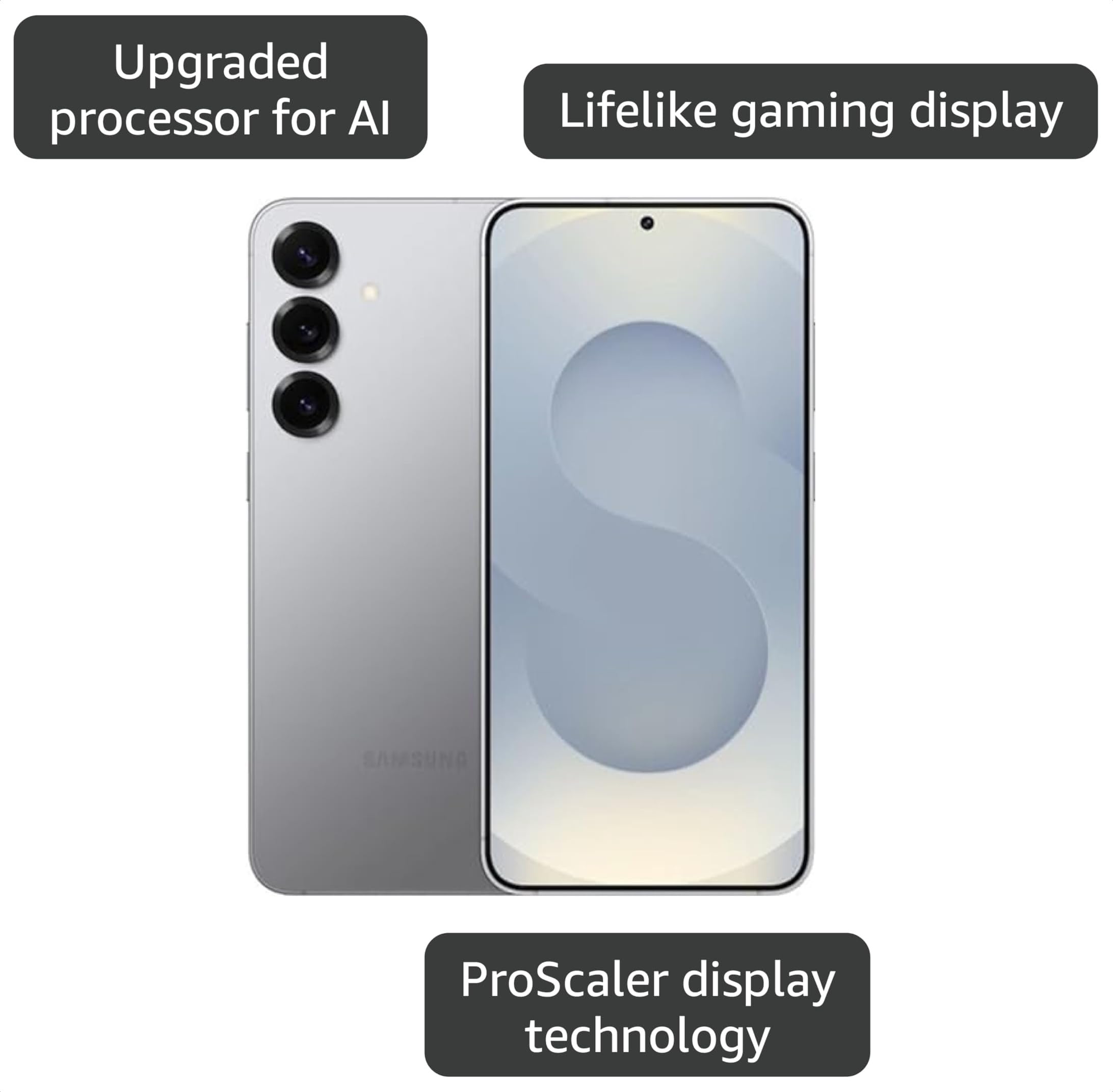 Amazon.com: Samsung Galaxy S25+ 256GB - AT&T - Silver Shadow
