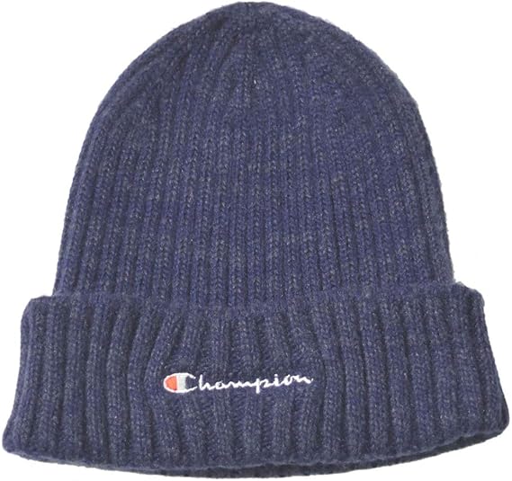 Amazon Champion チャンピオン ニット帽 メンズ ニットキャップ スポーツ ブランド ゆったり ブルー 492 106a ニット 通販