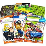 Imagine Ink Coloring Book Bundle Including 3 No Mess Magic Ink Activity Books Featuring Hot Wheels,...