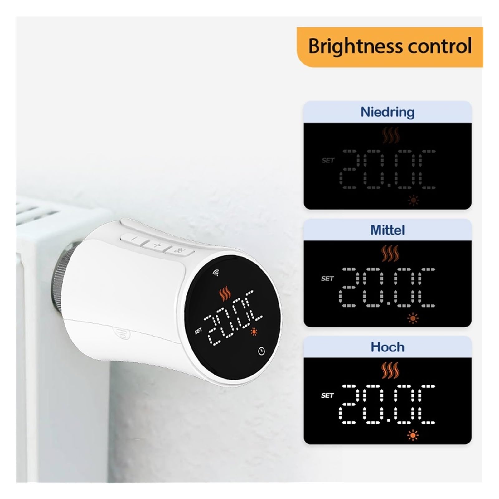 Inteligentny Termostat Tuya WiFi, Siłownik Grzejnikowy, Głowica Termostatyczna TRV, Regulator Temperatury, Sterowanie Głosem W Domu Informacja O ZgodnośCi(2pcs-WiFi)