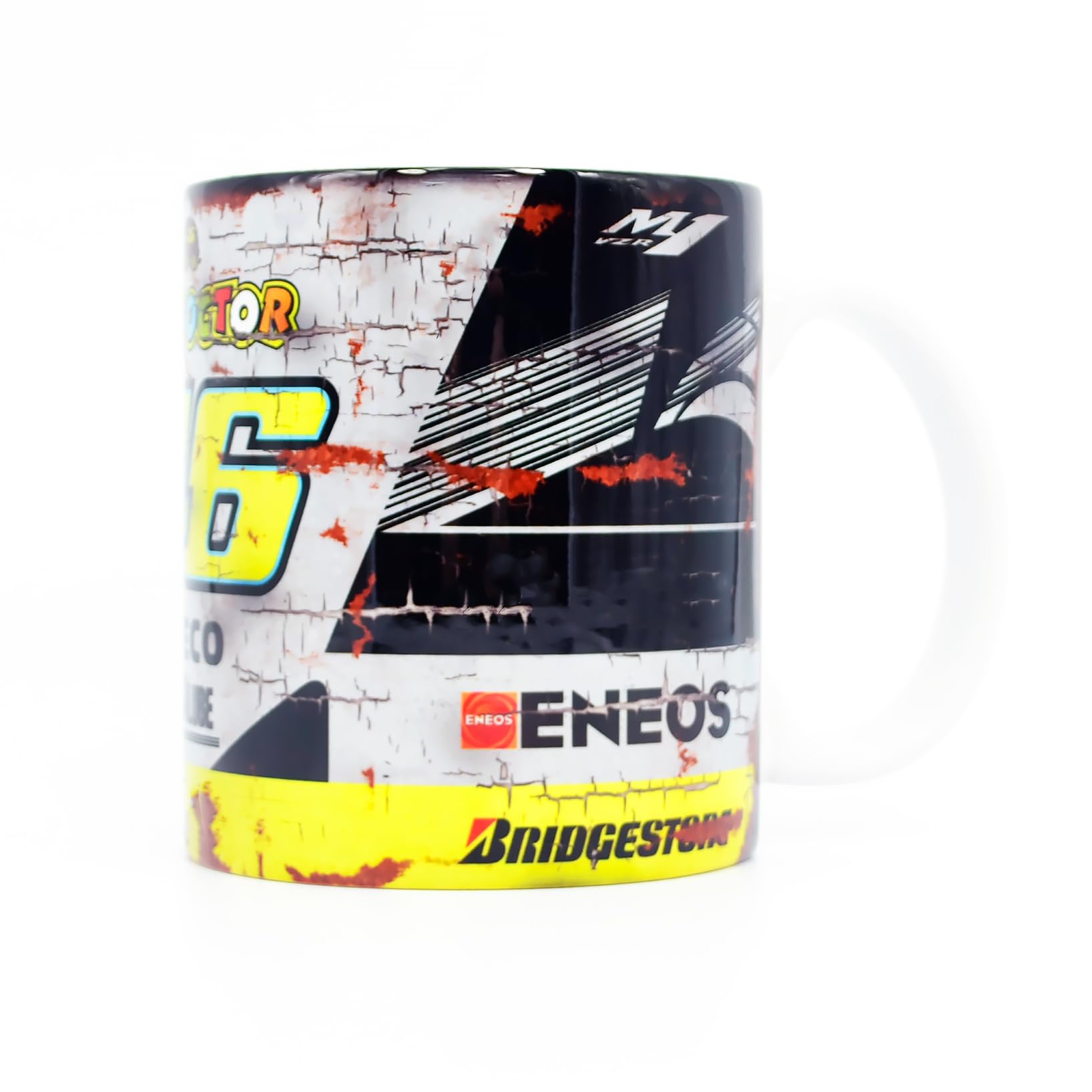 Mug Rossi #46 2013 Test Livery - Moto - GP - Chèvre - Légende - Idées cadeaux - Tasse à thé - Vale Yellow - The Doctor - Champion du monde - Sepang - Édition limitée