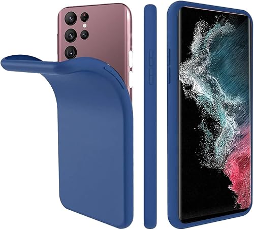 Miniatura 2 de Paquete de 8 fundas para Samsung Galaxy S22 Ultra 5G, silicona suave, protección a prueba de golpes, para Samsung S22 Ultra, rojo, negro, azul