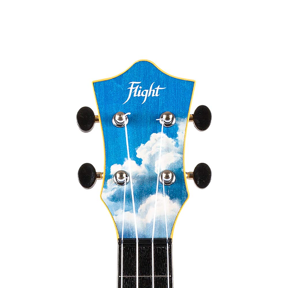 Flight TUS30 Slovenia Travel Sopran Ukulele, Travel Series, Größe: Sopran | Decke: Linde, laminiert, Boden & Zargen: ABS Kunststoff, Hals & Griffbrett: ABS Kunststoff, Steg & Sattel: ABS Kunststoff