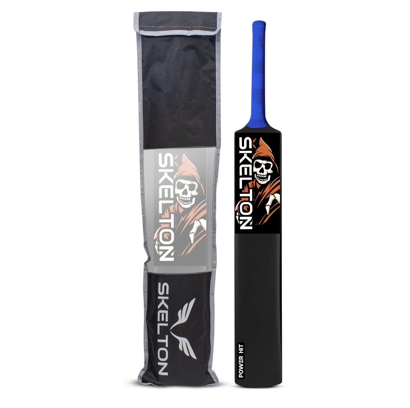 Plastic Cricket Bat for Adults and Mens Heavy Plastic Cricket Bat | Tournament Match Standard Full Size Tennis Ball Bat for Cricket | (8, Black - Orange) (Orange)-image-45