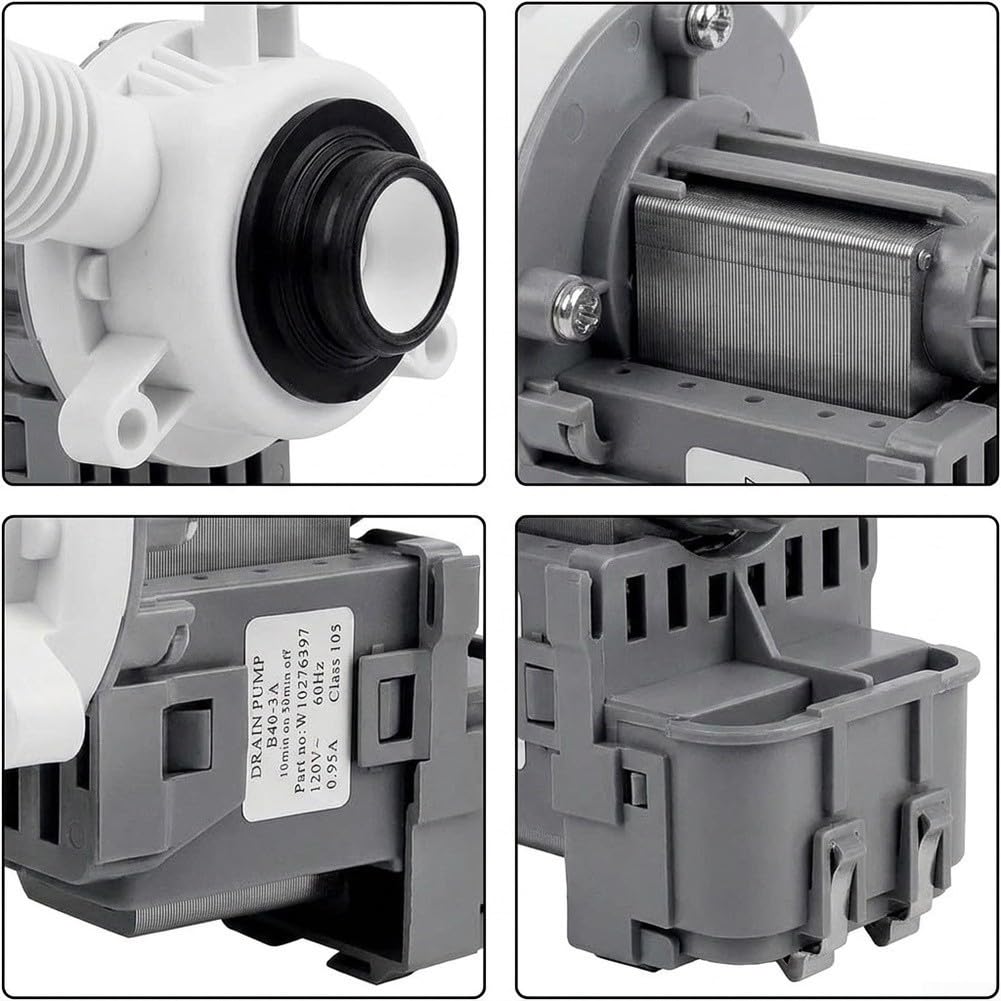 Bomba de Drenaje W10276397 para Lavadora Compatible