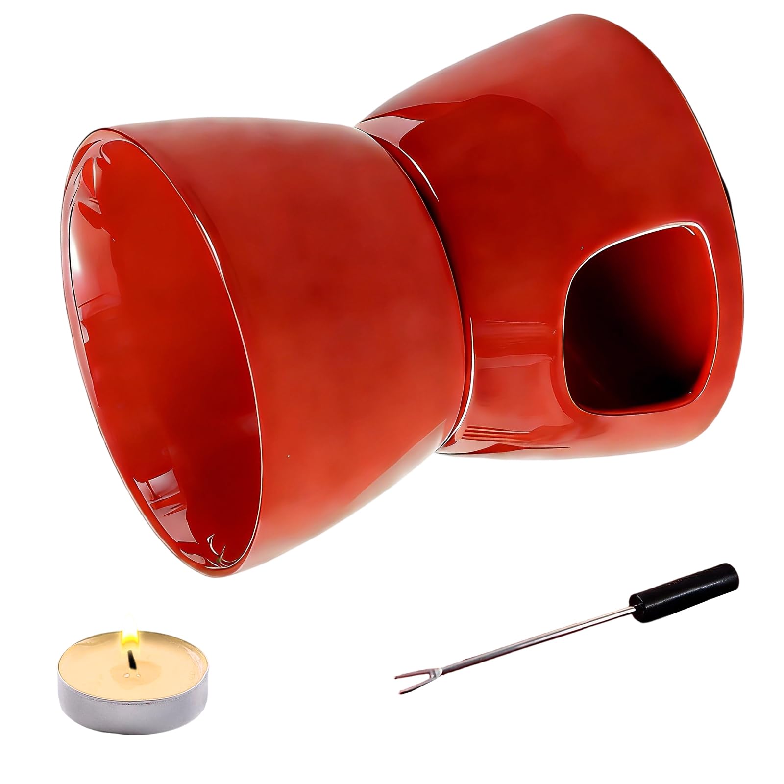 HDOYTXXM Professional Chocolate Melting Mug for Gatherings Uniform Distribution Ceramic Heating Cup