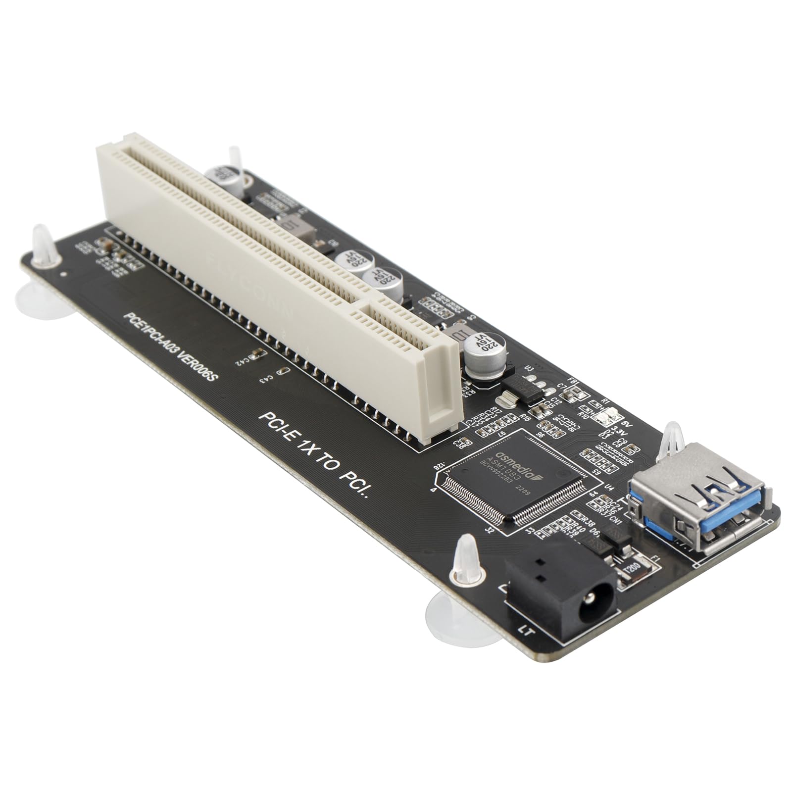 Carte adaptateur PCI-E vers PCI Chipset ASM1083, compatible avec Windows XP/7/8/10, extension de carte son externe