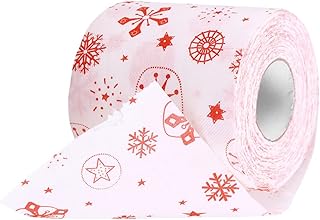 TEHAUX 5Pcs Papel Higiênico Decorativo De Natal Tecido De Banheiro De Natal Rolo De Papel Higiênico Rolo De Papel Higiênico De Mesa Rolo De Papel Guardanapo Rolo De