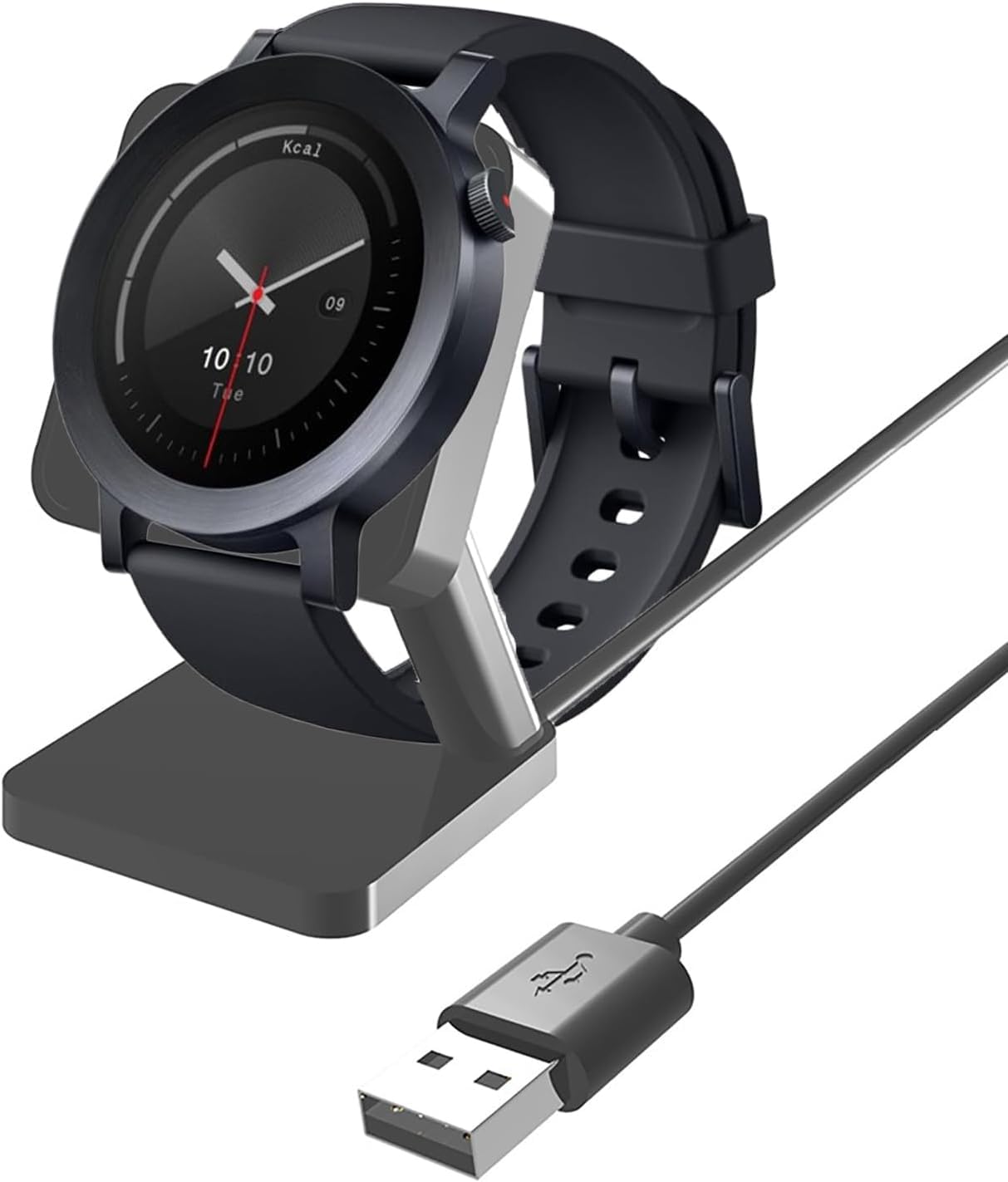 Compatible with CMF Watch 3 Pro Charging Dock Station, 2-in-1 Charger &amp; Stand, Stable &amp; Safe Charging, Sleek &amp; Functional Design Compatible with CMF Watch Pro 1, 2, 3 Pro Smartwatch (Black)