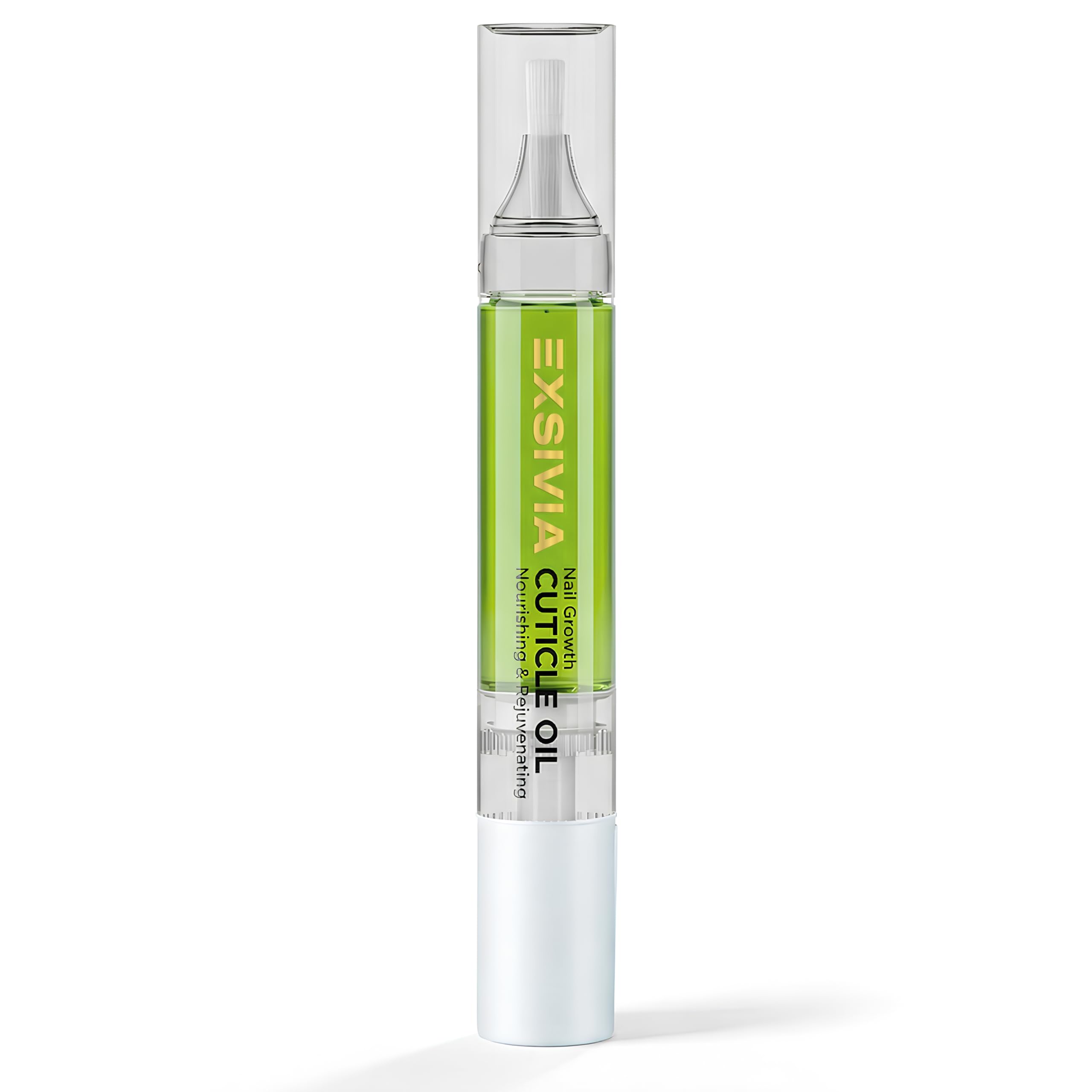EXSIVIA Cuticle Softener Oil Pen 10ml, Nail Strengthener for Healthier-Looking Nails, Nourishes Dry, Weak & Peeling Cuticles, Fast Cuticle Recovery with Jojoba, Squalane & Vitamin E