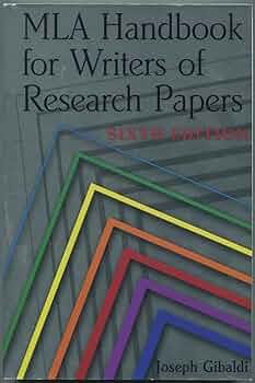 MLA Handbook for Writers of Research Papers (Sixth Edition