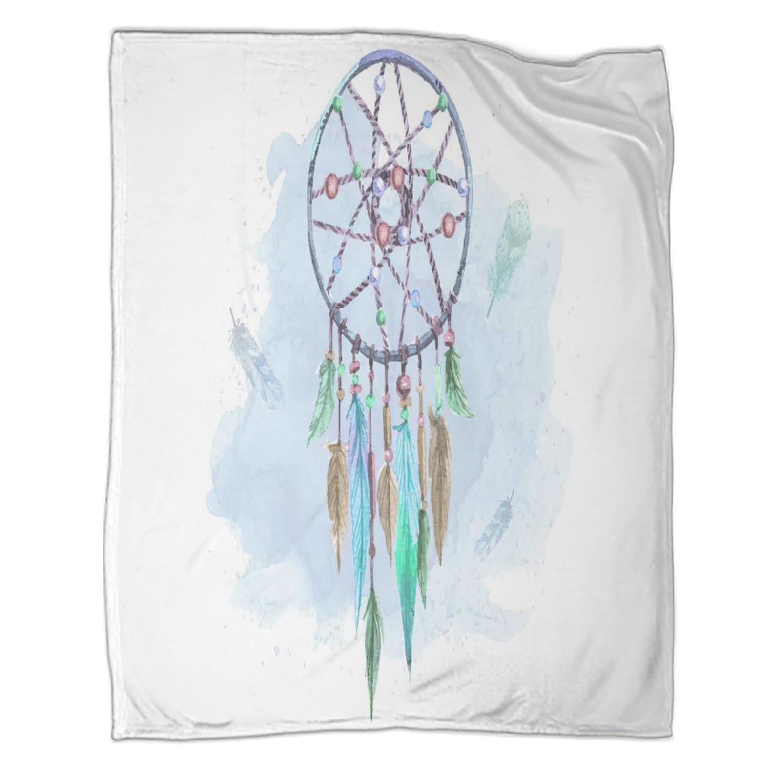 3D Druck Traumfänger Decke Mikrofaser Wohndeko Traumfänger Sofadecke Flauschig Warm für Schlafzimmer 80×90(200x230cm)