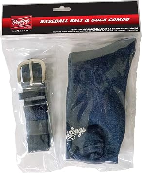 Rawlings | Belt & Socks Combo | Baseball/Softball | Multiple Sizes & Colors