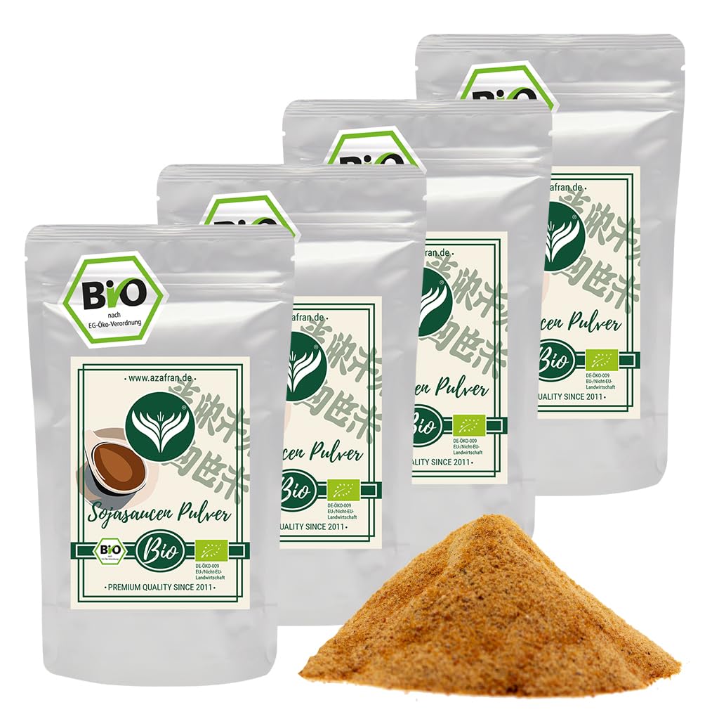 Azafran BIO Shoyu Pulver, Sojasauce getrocknet, Umami Würzmittel für Soja Sauce 1kg