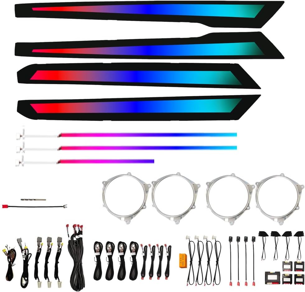For 16-21 RX350/L RX450h/hl RX200d Gradient Ambient Lighting Atmosphere Light