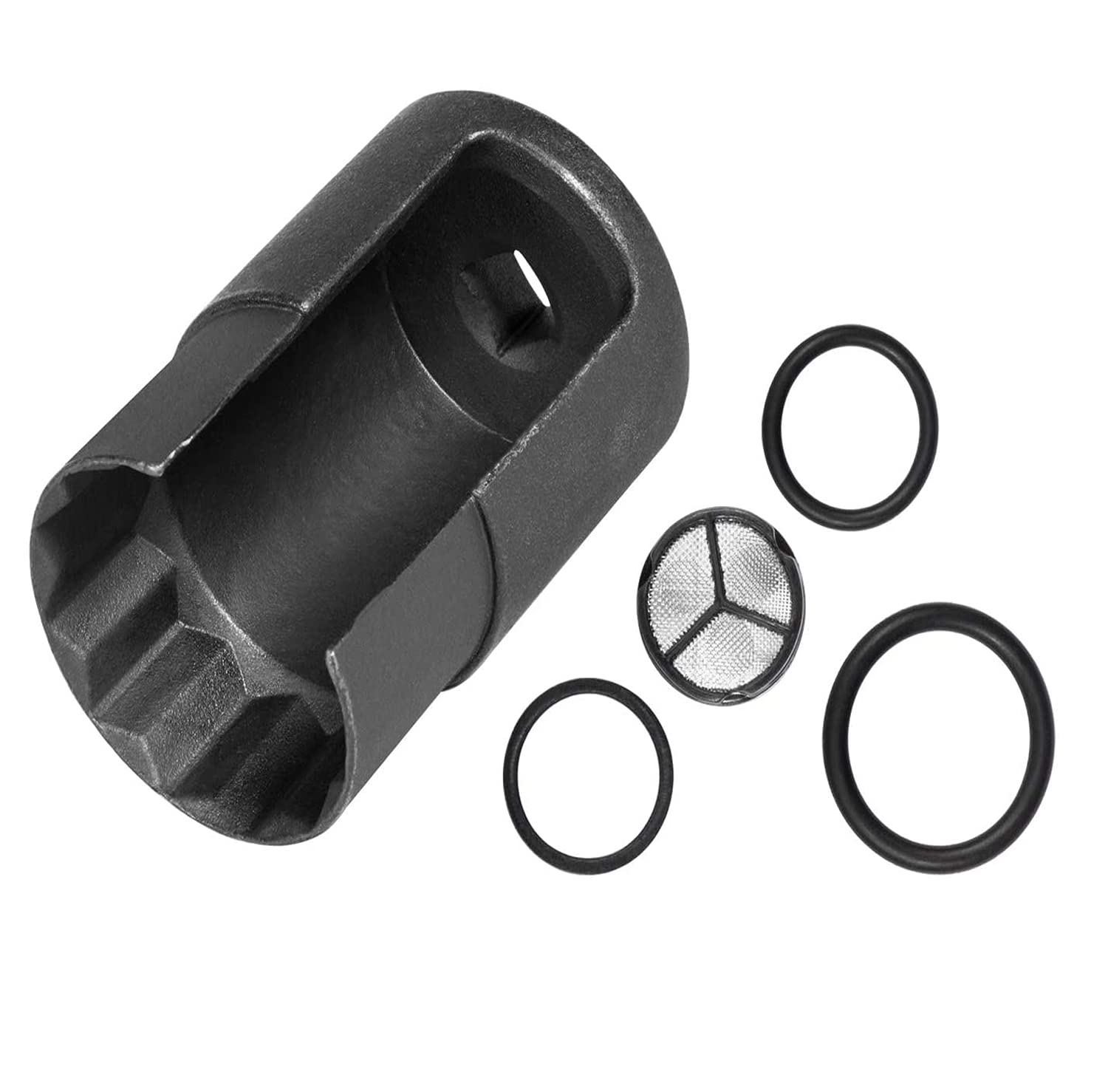 CASTNOOInjector Pressure Regulator Valve Socket Removal Tool and Seal Kit 6.0 IPR Valve Socket with Seal Kit Suitable for 2003-2010 Ford 6.0L Powerstroke Excursion F250 F350 F450 F550 E350 E450