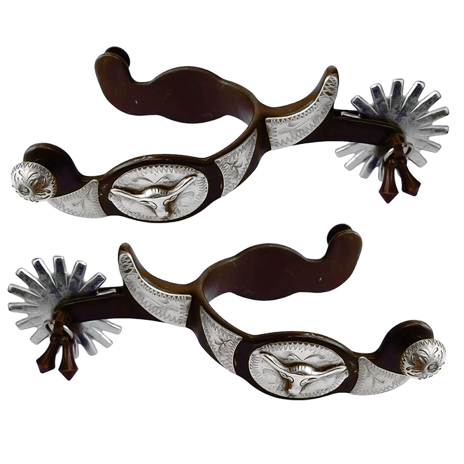 Espolón de metal para caballo, para hombre, con equipo, decoración de botas, accesorios de equitación, duradero